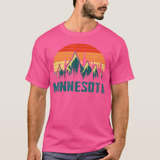Vintages Minnesota Wandern neben dem Wasser T-Shirt
