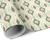 Vintages Mittelalter Moderne Weihnachtsschmuck Geschenkpapier (Rolleneckpunkt)