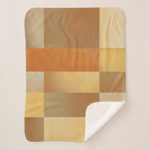 Vintages Mittelalter Modernes Orange Brown Gold Kl Sherpadecke