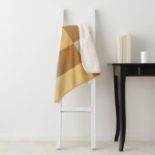 Vintages Mittelalter Modernes Orange Brown Gold Sherpadecke (Beispiel)