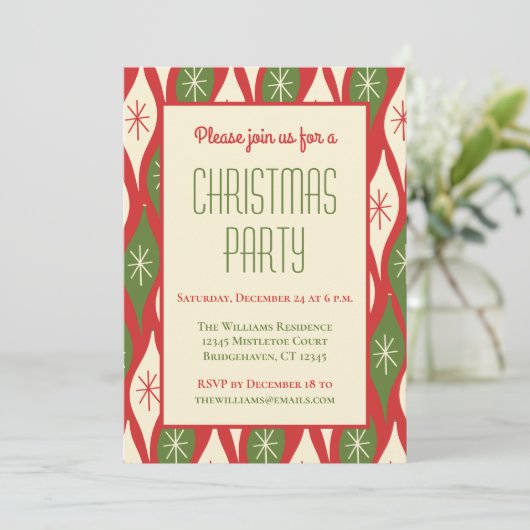 Vintages Mittelalter Modernes Retro Party Einladung (Stehend Vorderseite)