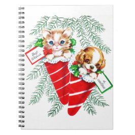 Vintages Mittelalter Schöne Babyküche Notizblock