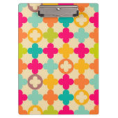 Vintages mittelalterliches Rosettemuster Klemmbrett (Vorderseite)