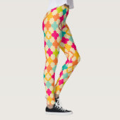 Vintages mittelalterliches Rosettemuster Leggings (Rechts)