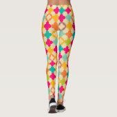 Vintages mittelalterliches Rosettemuster Leggings (Rückseite)
