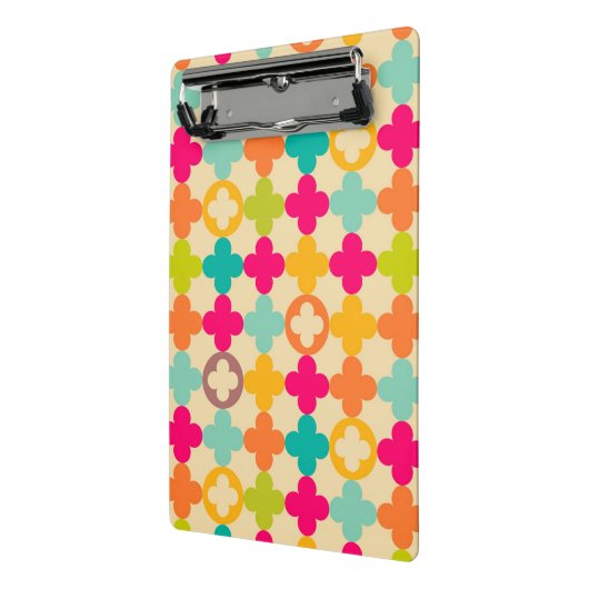 Vintages mittelalterliches Rosettemuster Mini Klemmbrett (Gewinkelt2)