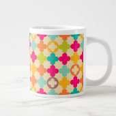 Vintages mittelalterliches Rosettenmuster Jumbo-Tasse (Rechts)