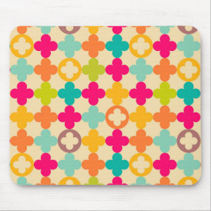 Vintages mittelalterliches Rosettenmuster Mousepad