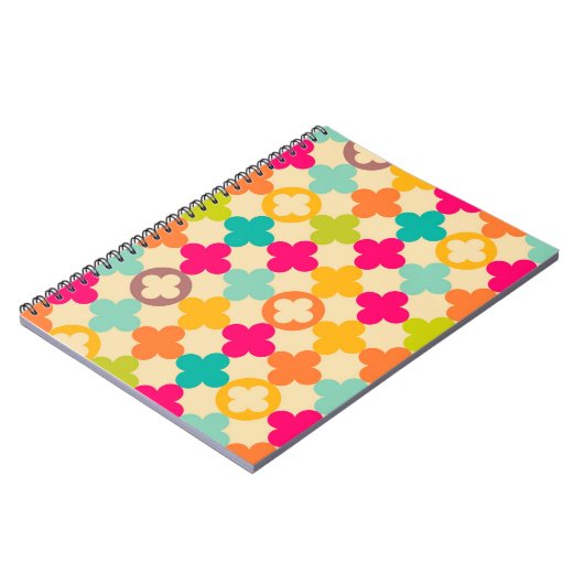 Vintages mittelalterliches Rosettenmuster Notizblock (Linke Seite)