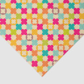 Vintages mittelalterliches Rosettenmuster Seidenpapier (Ausschnitt)