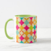 Vintages mittelalterliches Rosettenmuster Tasse (Links)