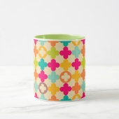 Vintages mittelalterliches Rosettenmuster Tasse (Zentrum)