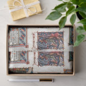 Vintages mittelalterliches Weihnachtsgebäck Seidenpapier (Geschenk)