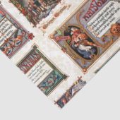 Vintages mittelalterliches Weihnachtsgebäck Seidenpapier (Ausschnitt)