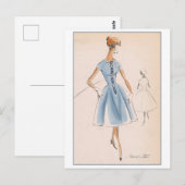Vintages Modedesign für Kleidung, Creators Studios Postkarte (Vorne/Hinten)