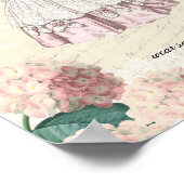 Vintages Modekostenposter Poster (Ecke)