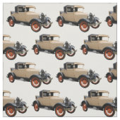 Vintages Modell ein klassisches Auto-Gewebe Stoff (Muster)