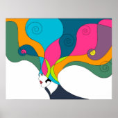 Vintages Modeposter Poster (Vorne)