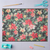 Vintages, modernes, beliebtes Blumengewebe Seidenpapier (Basteln)