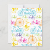 Vintages modernes Bikemodell leuchtendes Neonmuste (Rückseite)