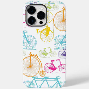 Vintages modernes Bikemodell leuchtendes Neonmuste Case-Mate iPhone 14 Pro Max Hülle