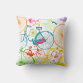 Vintages modernes Biketoilette mit leuchtendem Neo Kissen (Vorderseite)