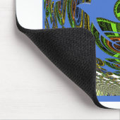 Vintages modernes Motiv Mousepad (Ecke)