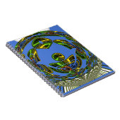 Vintages modernes Motiv Notizblock (Rechte Seite)