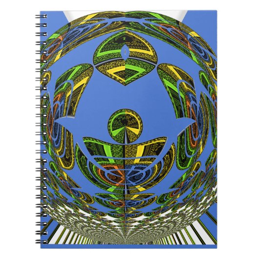 Vintages modernes Motiv Notizblock (Vorderseite)