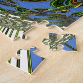 Vintages modernes Motiv Puzzle (Seite)