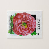 Vintages Mohnfutter Puzzle (Horizontal)