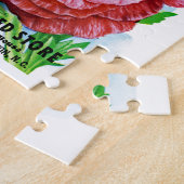 Vintages Mohnfutter Puzzle (Seite)