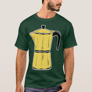 Vintages Moka-Pot-Muster Set T T-Shirt
