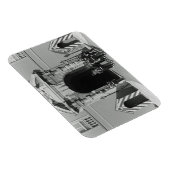 Vintages Monaco Fürstentum Fürstentum Fürstentum Magnet (Rechte Seite)