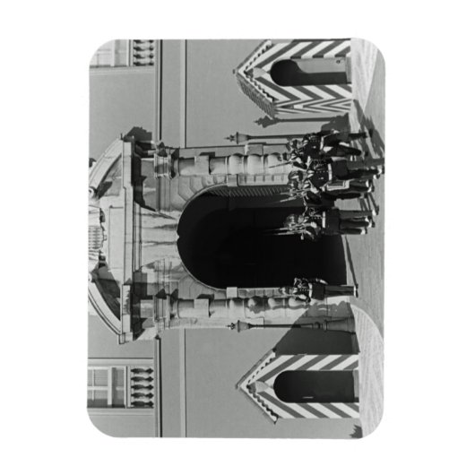 Vintages Monaco Fürstentum Fürstentum Fürstentum Magnet (Vertikal)
