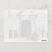 Vintages Monaco Fürstentum Fürstentum Fürstentum Postkarte (Rückseite)