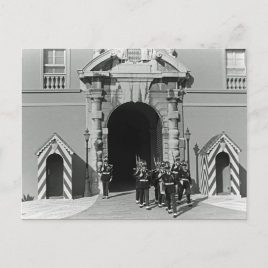 Vintages Monaco Fürstentum Fürstentum Fürstentum Postkarte (Vorderseite)
