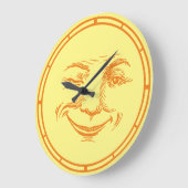 Vintages Mondschauspiel Große Wanduhr (Winkel)