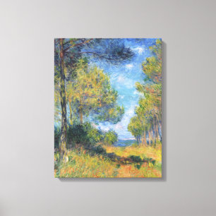 Vintages Monet Alley von Brünn Trees in Varengevil Leinwanddruck