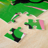Vintages Monkey-Muster Puzzle (Seite)