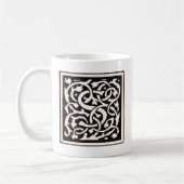 Vintages Monogram S Art Nouveau Kaffeetasse (Links)