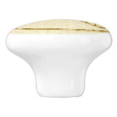 Vintages Monogramm-Anfangsbuchstabe A Keramikknauf (Seitenansicht)