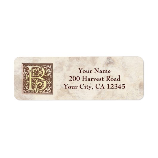 Vintages Monogramm B (Vorne)