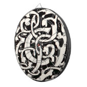 Vintages Monogramm C Jugendstil Dartscheibe (Vorderseite rechts)