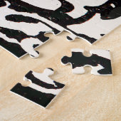 Vintages Monogramm C Jugendstil Puzzle (Seite)