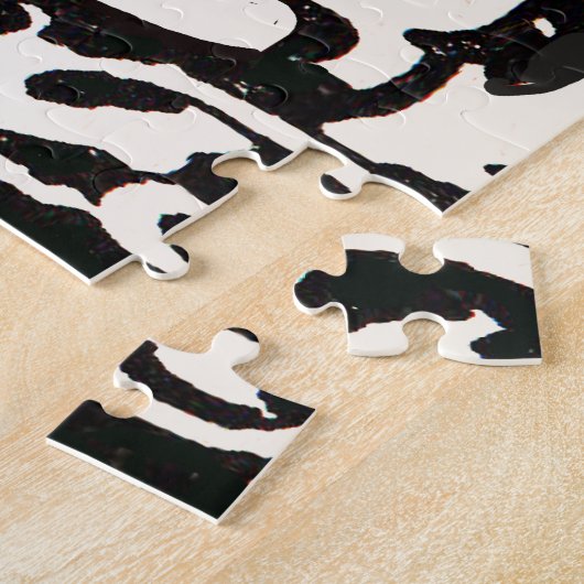 Vintages Monogramm C Jugendstil Puzzle (Seite)