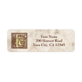 Vintages Monogramm F