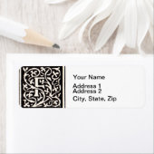 Vintages Monogramm F Art Nouveau (Insitu)