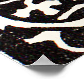 Vintages Monogramm F Art Nouveau Poster (Ecke)