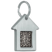 Vintages Monogramm F Art Nouveau Tiermarke (Vorderseite links)
